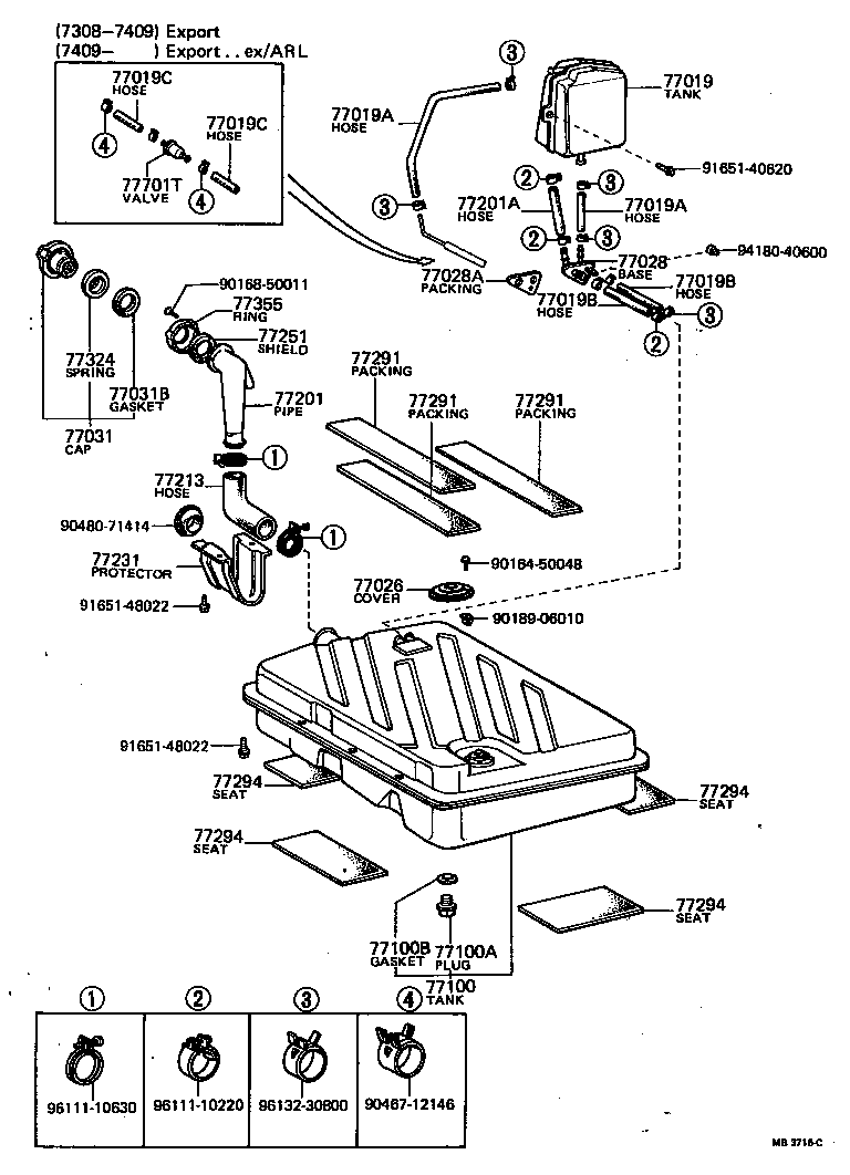 95332-08028 HOSE, FUEL, NO.2(FOR FUEL EXPANSION TANK) product image