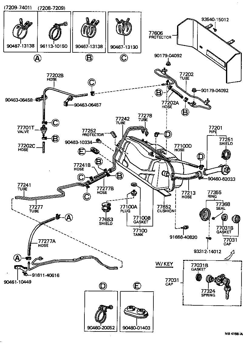 77031-14010 CAP ASSY, FUEL TANK product image