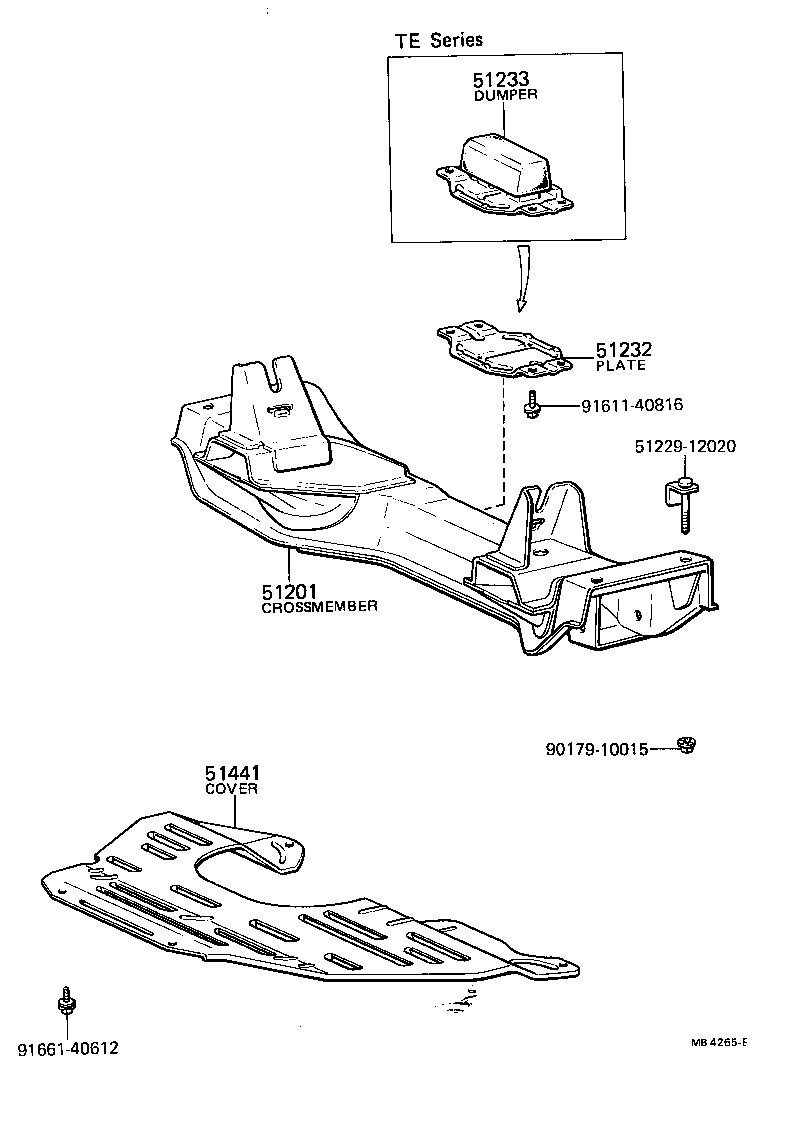 51441-12060 COVER, ENGINE UNDER, NO.1 product image