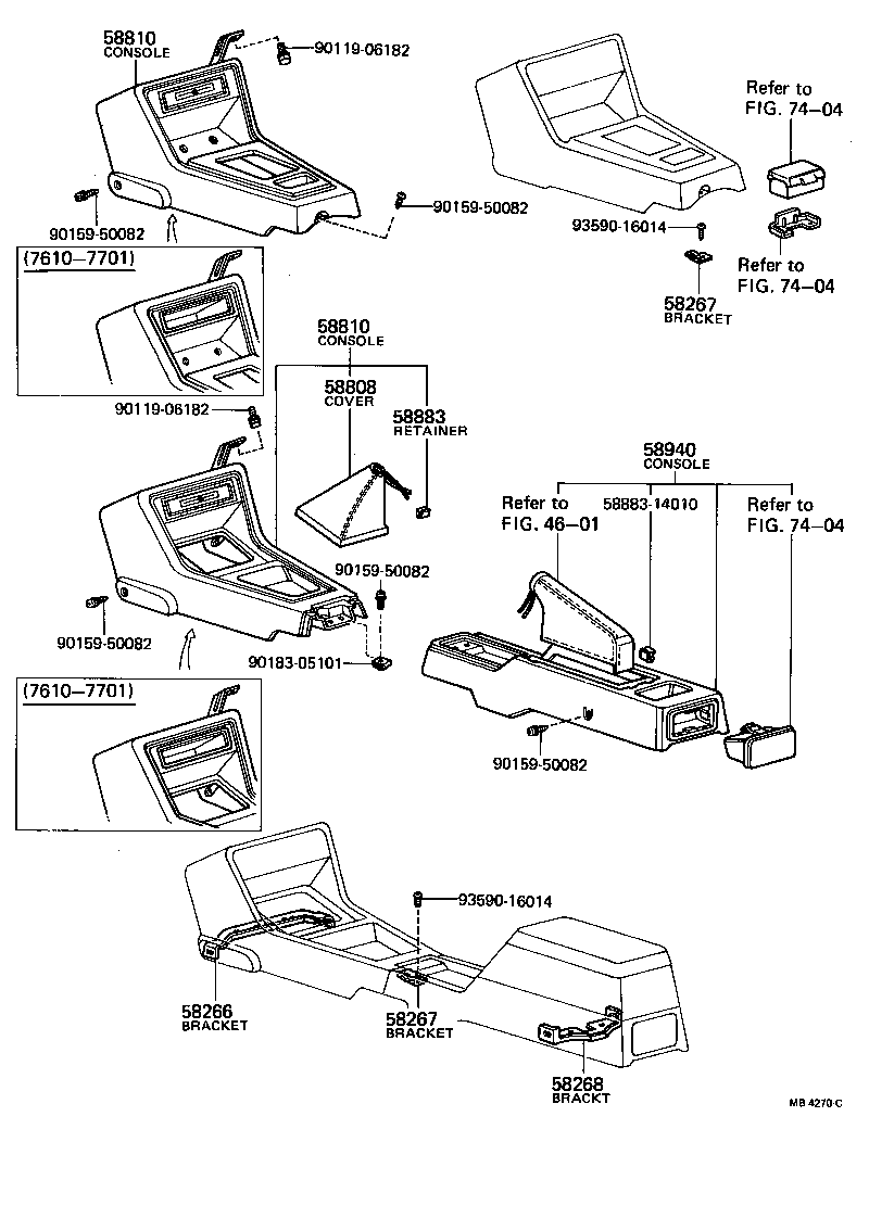 58808-12050 COVER SUB-ASSY, SHIFTING HOLE product image