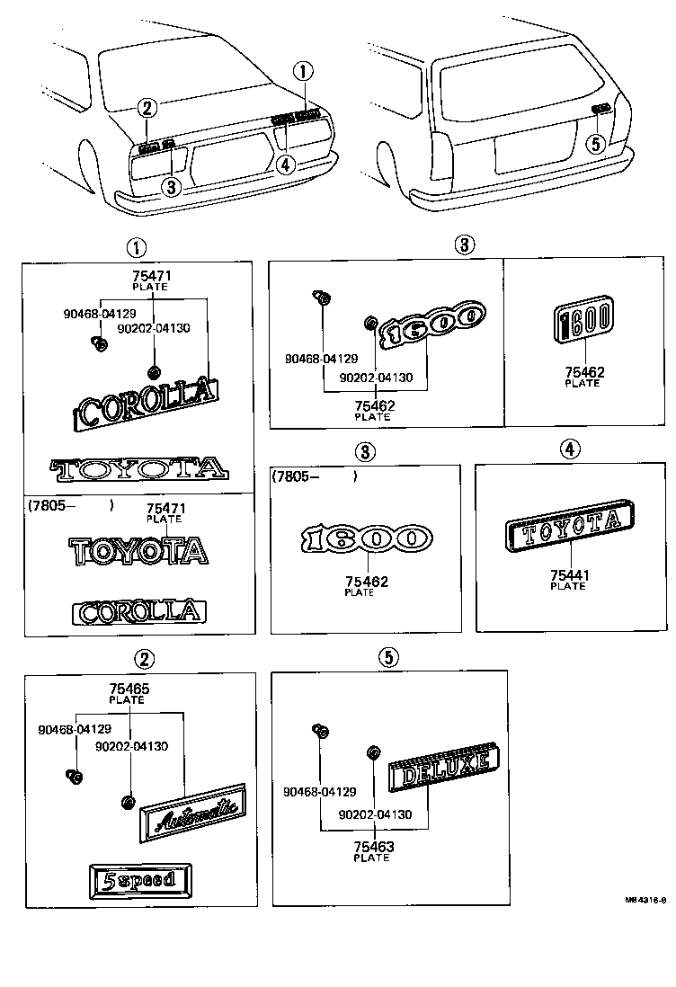 75111-12040 BRACKET, FRONT LICENSE PLATE product image