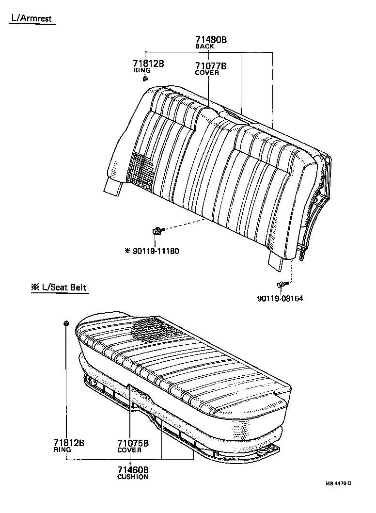 71864-91701 PANEL, DECK COMPARTMENT BOX PARTITION product image