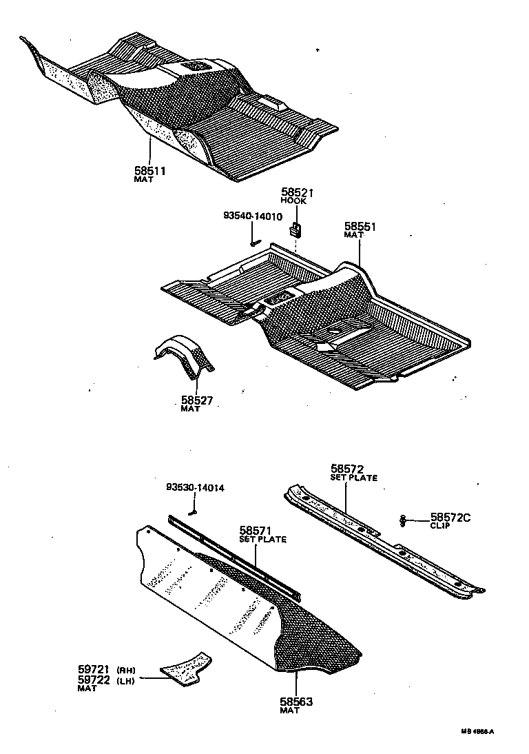 58510-20170 MAT, FLOOR, FRONT product image