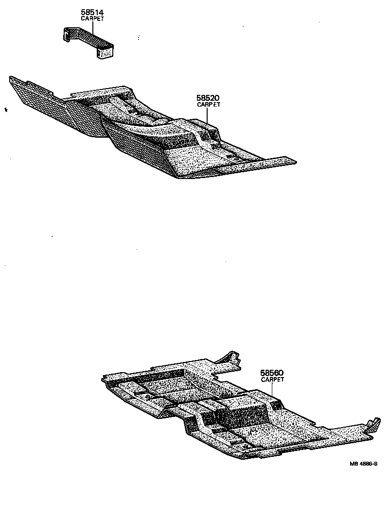 58524-91402-01 CARPET ASSY, FRONT FLOOR product image