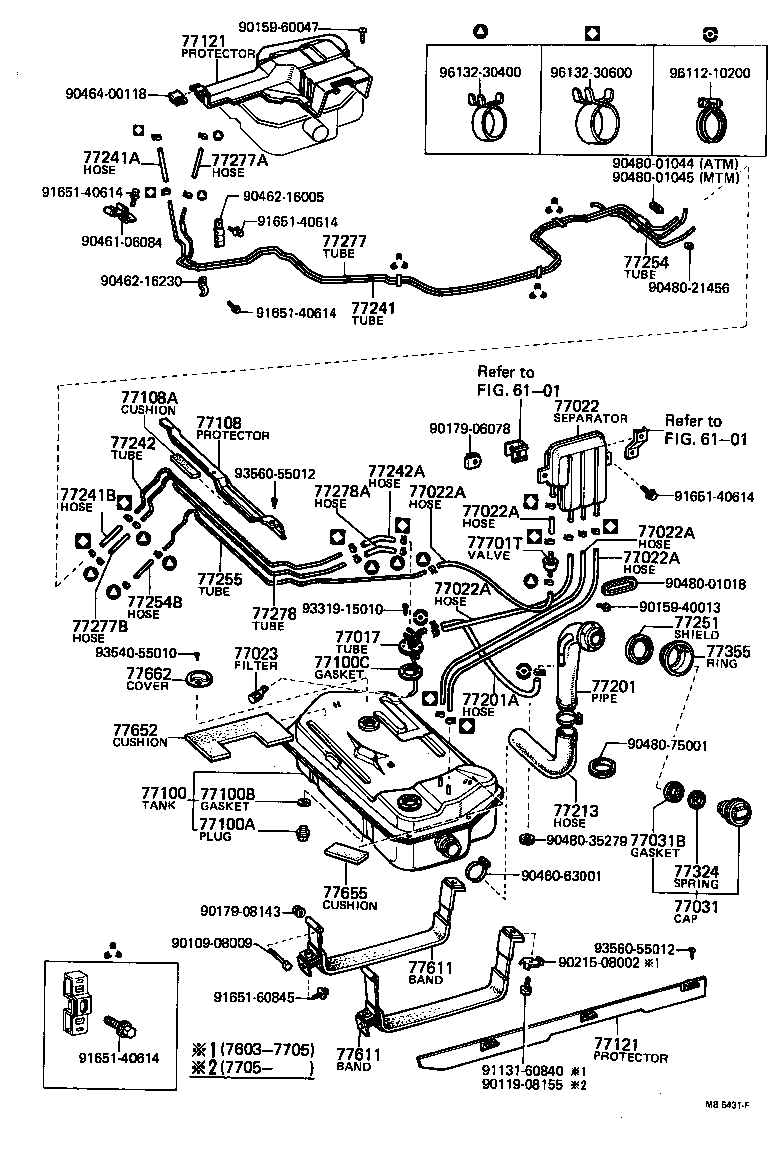 04772-12010 SUPPORT KIT, FUEL TANK TUBE product image