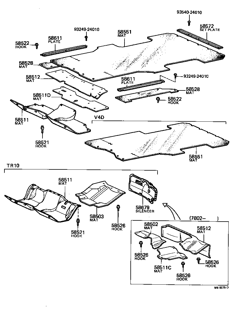 55211-87001 SILENCER, FRONT PANEL product image