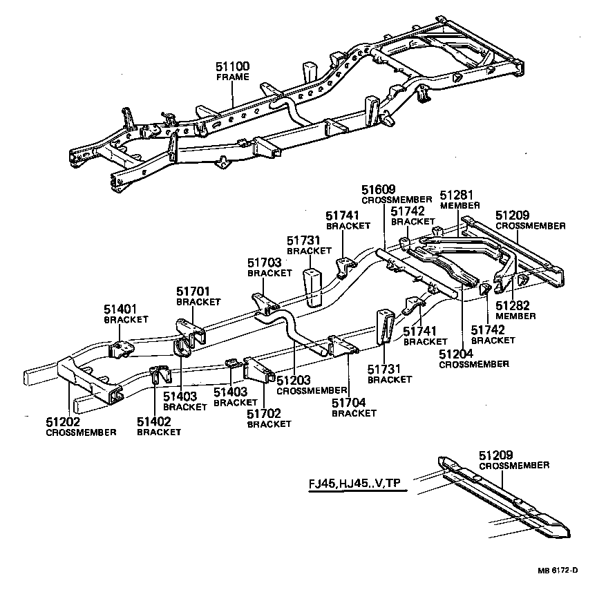 51001-60034 FRAME ASSY product image