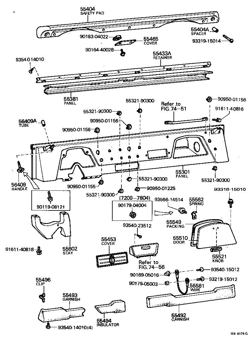 55905-90351 NOZZLE SUB-ASSY, DEFROSTER, RH product image