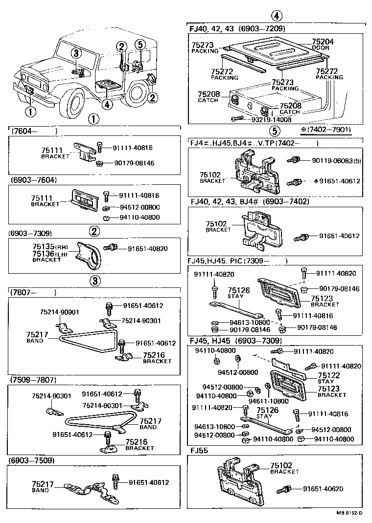 75101-60010 BRACKET, FRONT LICENSE PLATE product image