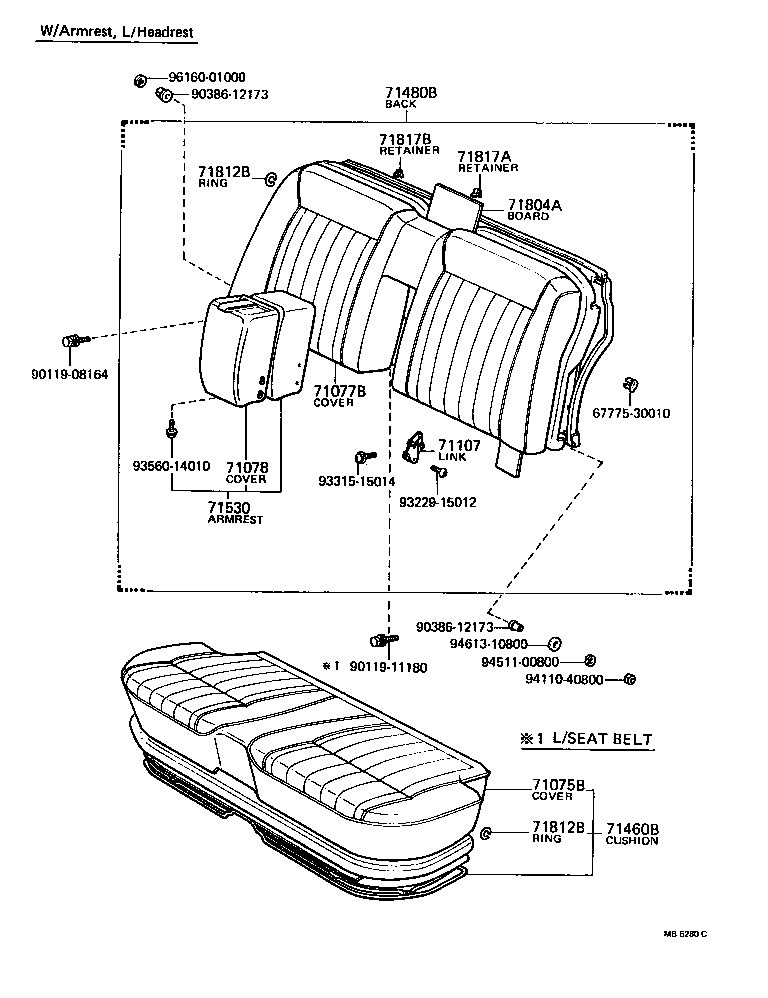 71864-91701 PANEL, DECK COMPARTMENT BOX PARTITION product image