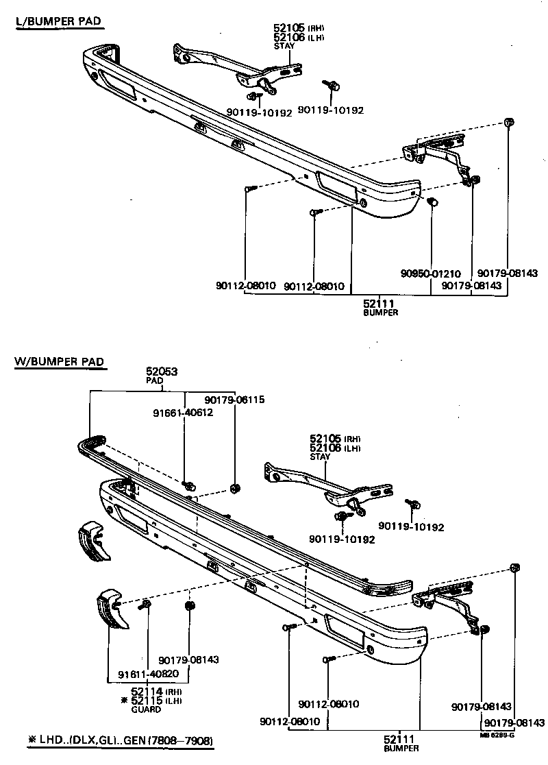 52401-29035 GUARD, BUMPER, FRONT RH product image
