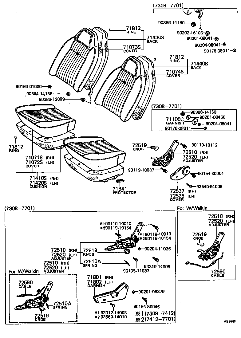 71071-20360-06 COVER, FRONT SEAT CUSHION(FOR BENCH TYPE) product image