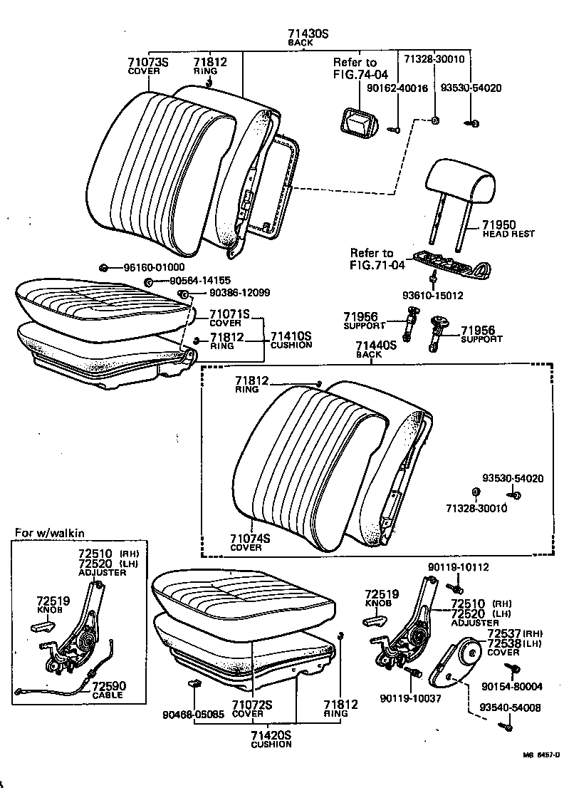 71071-20360-06 COVER, FRONT SEAT CUSHION(FOR BENCH TYPE) product image