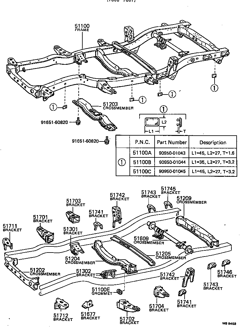 51001-35903 FRAME ASSY product image