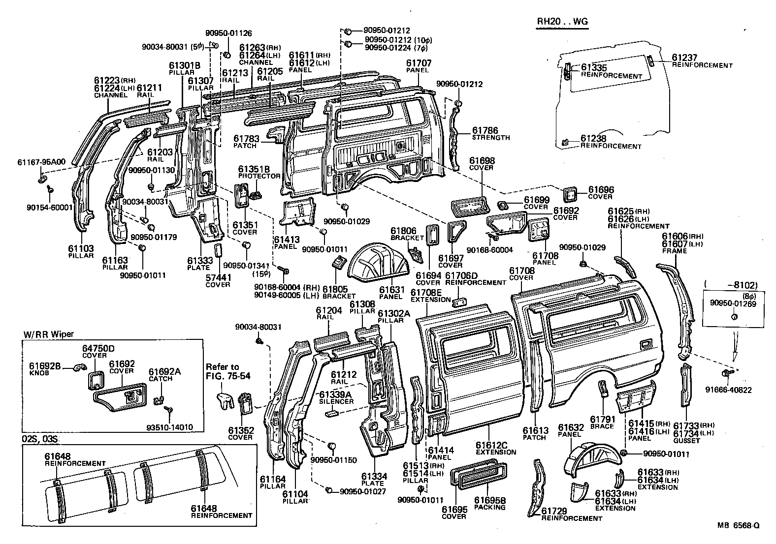 61024-95A00 PANEL SUB-ASSY, FRONT FLOOR SIDE, LH product image