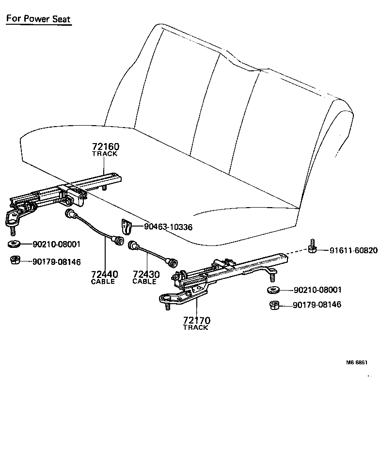 90506-20006 SPRING, TENSION, NO.1 (FOR SEAT TRACK) product image