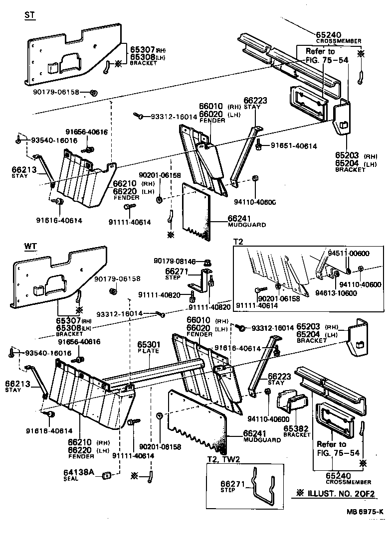 66203-92811 FENDER ASSY, REAR BODY, REAR RH product image