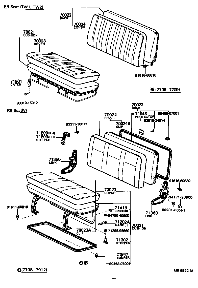 71072-95429 COVER ASSY, NO.1 SEAT CUSHION product image