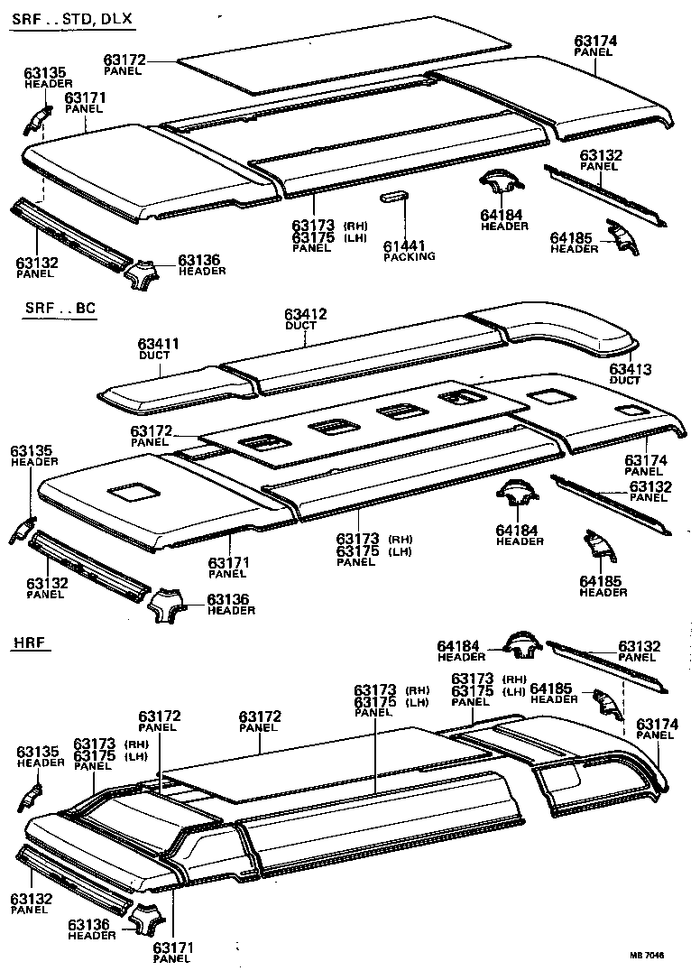 53207-90740 PANEL, WINDSHIELD HEADER, INNER product image