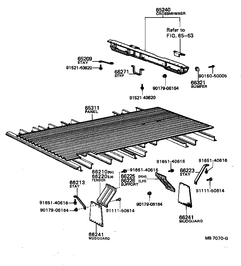 66203-92811 FENDER ASSY, REAR BODY, REAR RH product image