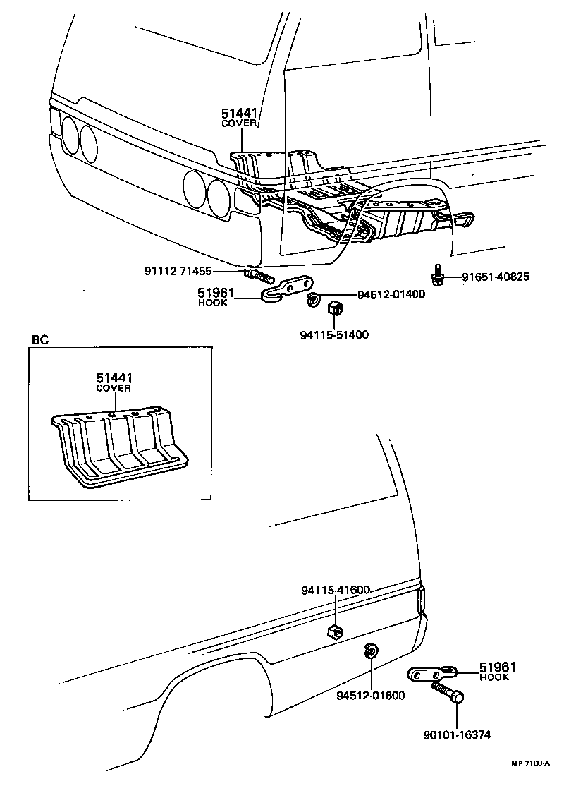 51441-36130 COVER, ENGINE UNDER, NO.1 product image