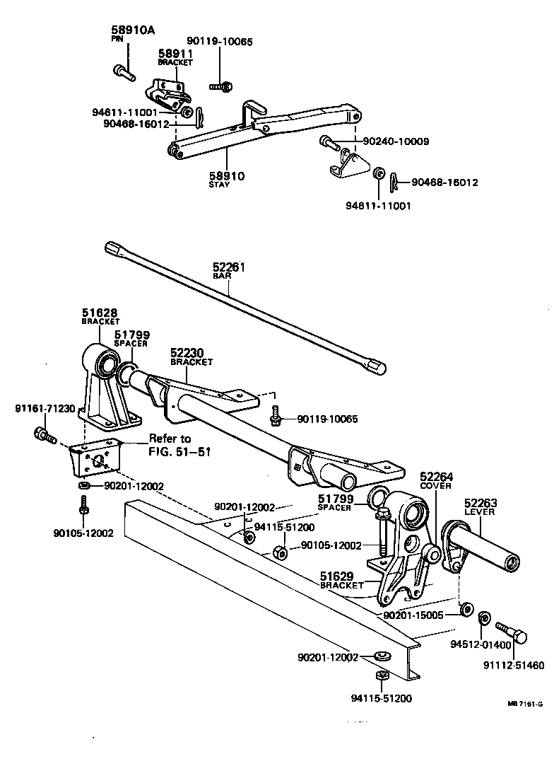 52203-36020 CUSHION, BODY MOUNT, NO.2 UPPER product image