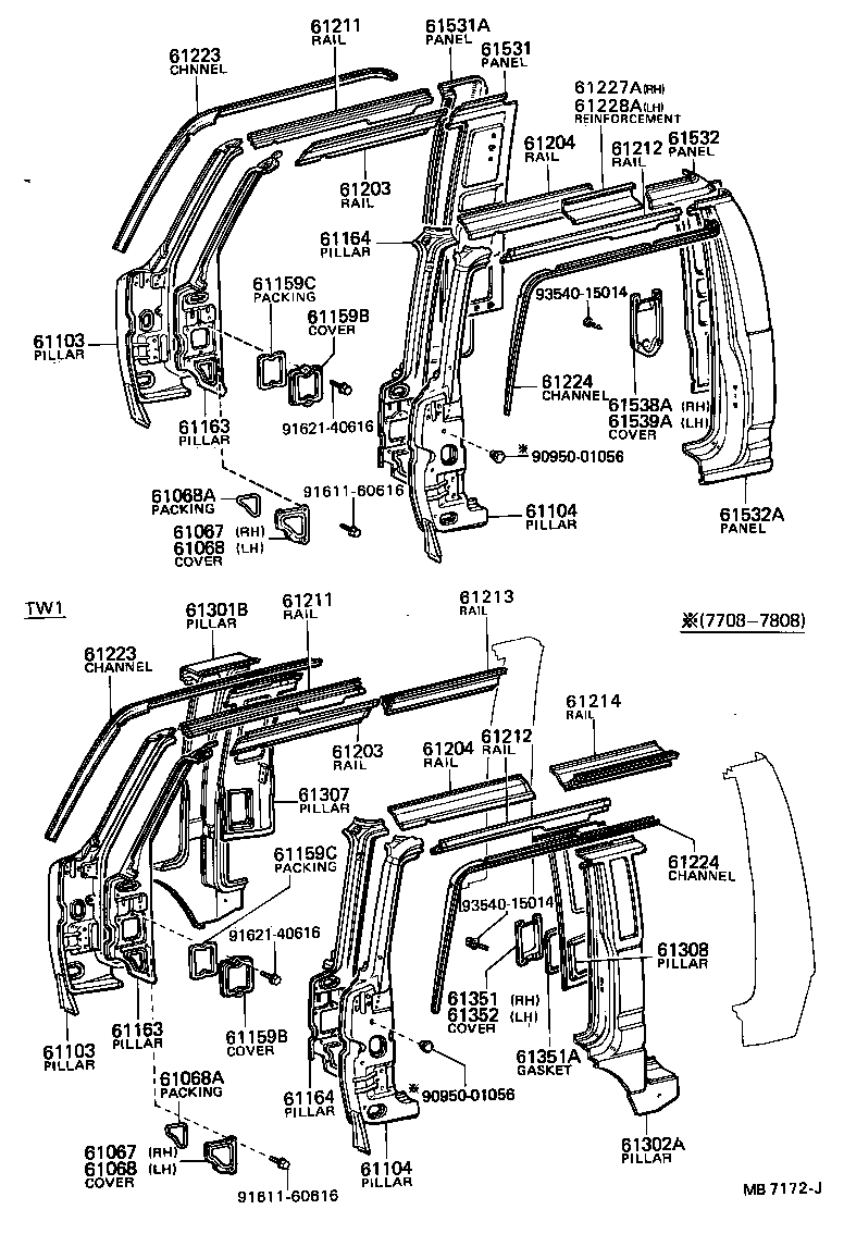 58221-95405 PANEL SUB-ASSY, FRONT FLOOR SIDE, RH product image