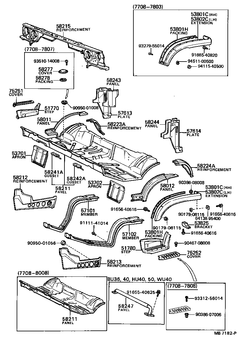 53912-95400 APRON, FENDER SIDE, LH product image