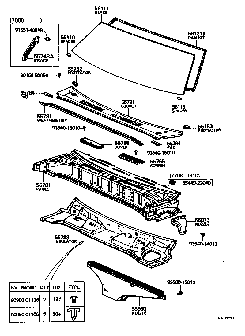 Toyota 55950-22010 NOZZLE ASSY, DEFROSTER