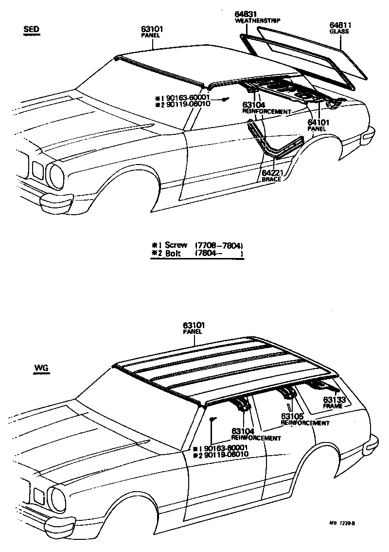 Toyota 63103-91600 REINFORCEMENT SUB-ASSY, ROOF PANEL, CENTER