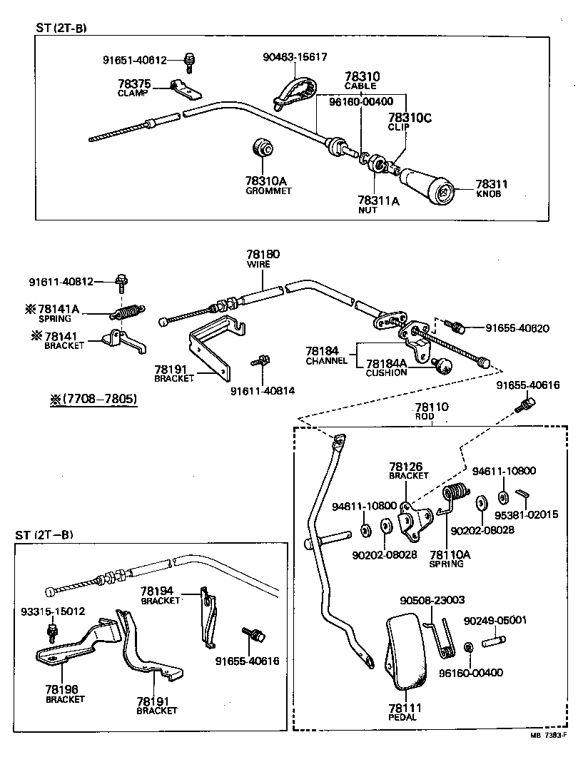 78181-14040 CHANNEL, ACCELERATOR IDLE ADJUSTING STOPPER product image
