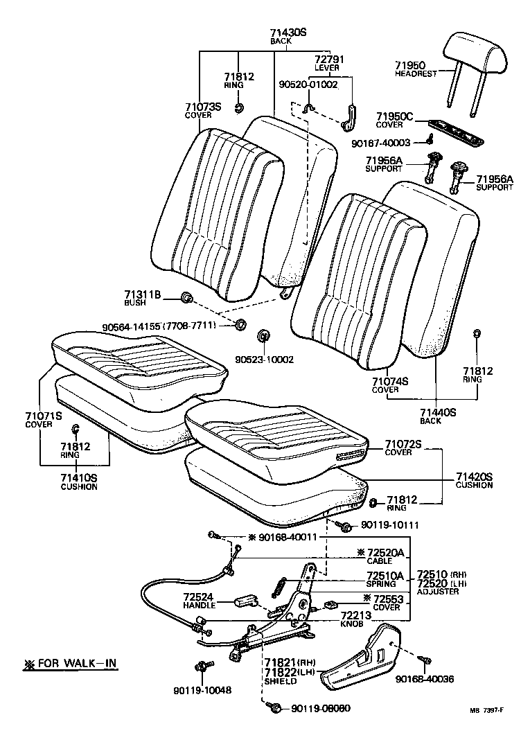 90386-12005 BUSH (FOR FRONT SEAT HINGE PIN) product image