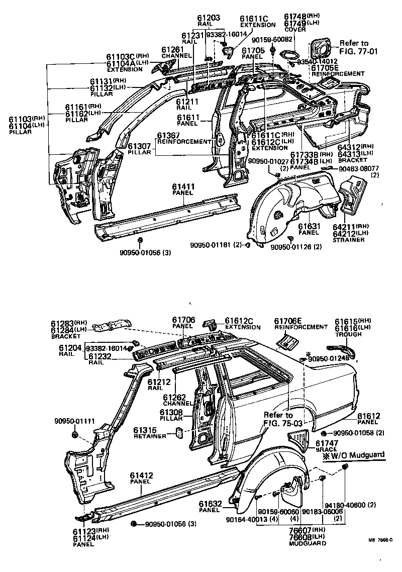 61022-14904 PILLAR SUB-ASSY, FRONT BODY, LH product image