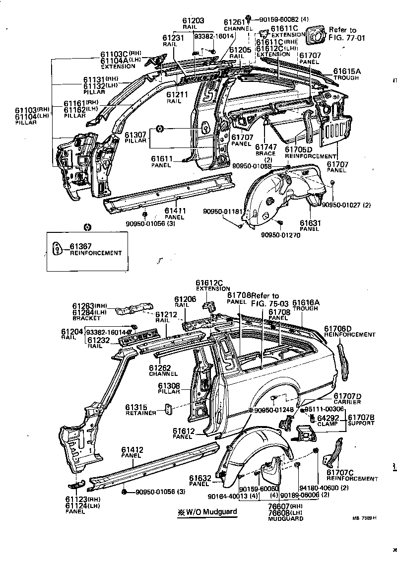 61022-14904 PILLAR SUB-ASSY, FRONT BODY, LH product image