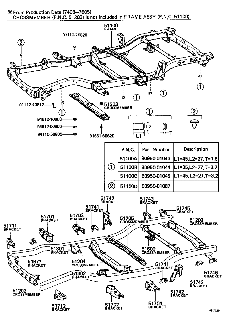 51001-35903 FRAME ASSY product image