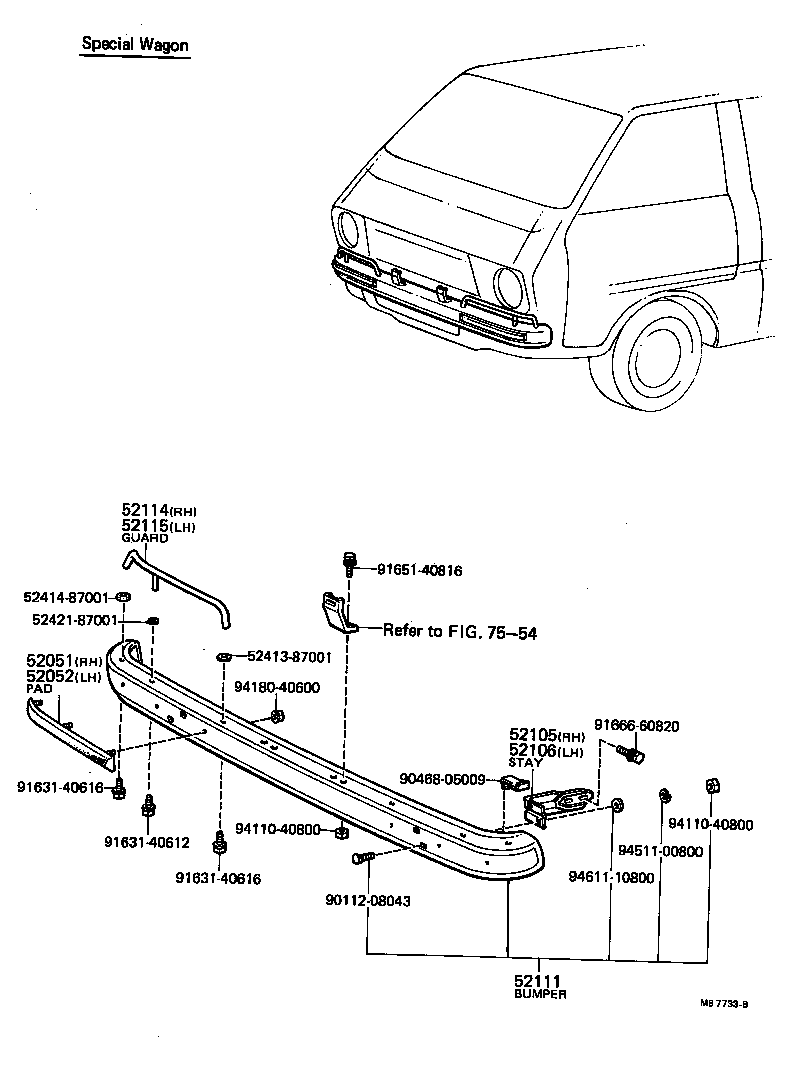52018-87007 BUMPER ASSY, FRONT product image