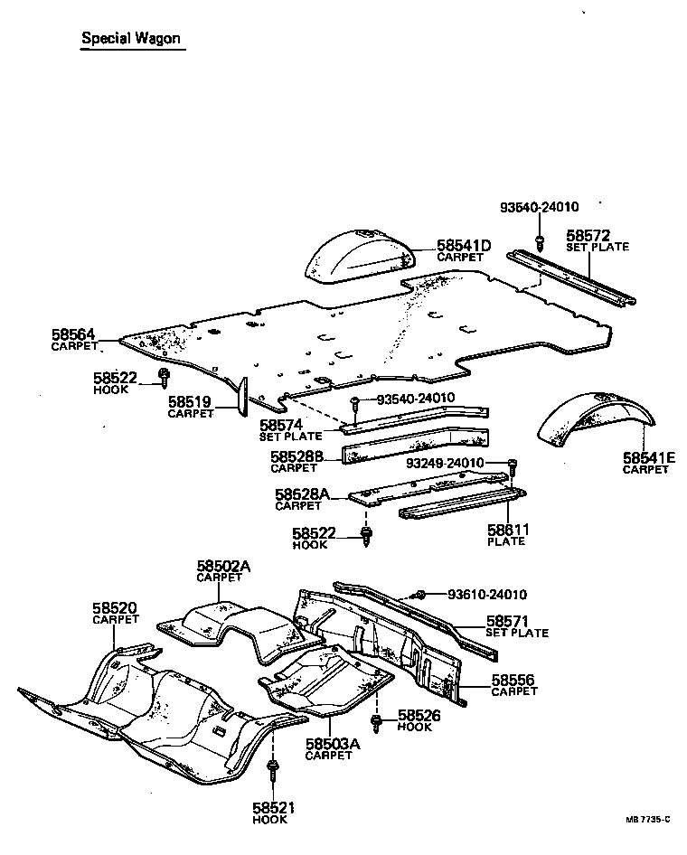 55211-87001 SILENCER, FRONT PANEL product image