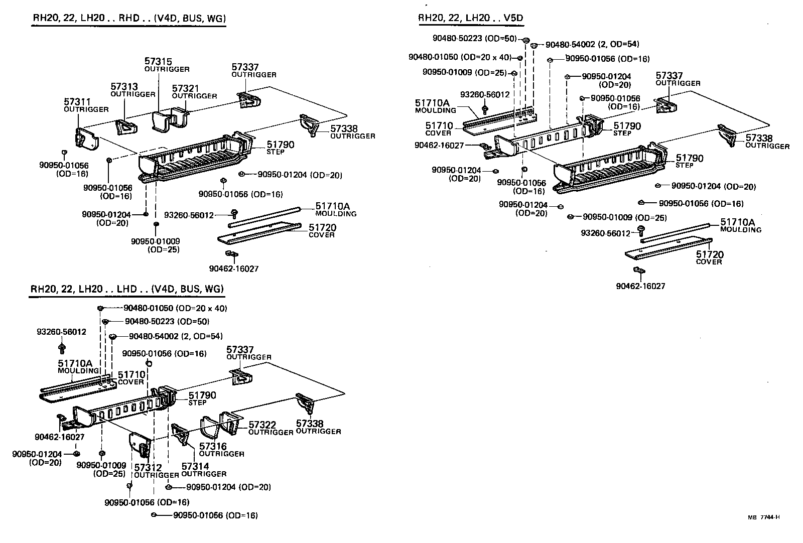 57708-95A00 MEMBER, REAR FLOOR CROSS, NO.5 product image