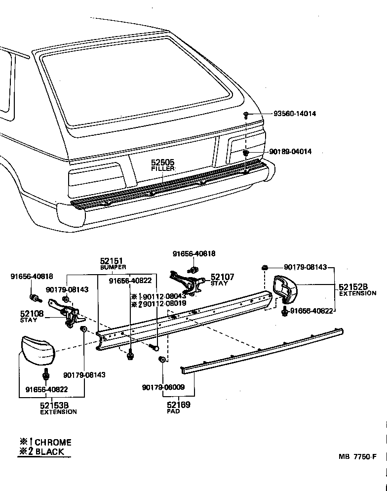 52019-19035 BUMPER ASSY, REAR product image