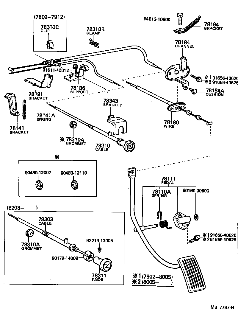 78010-10030 PEDAL, ACCELERATOR product image