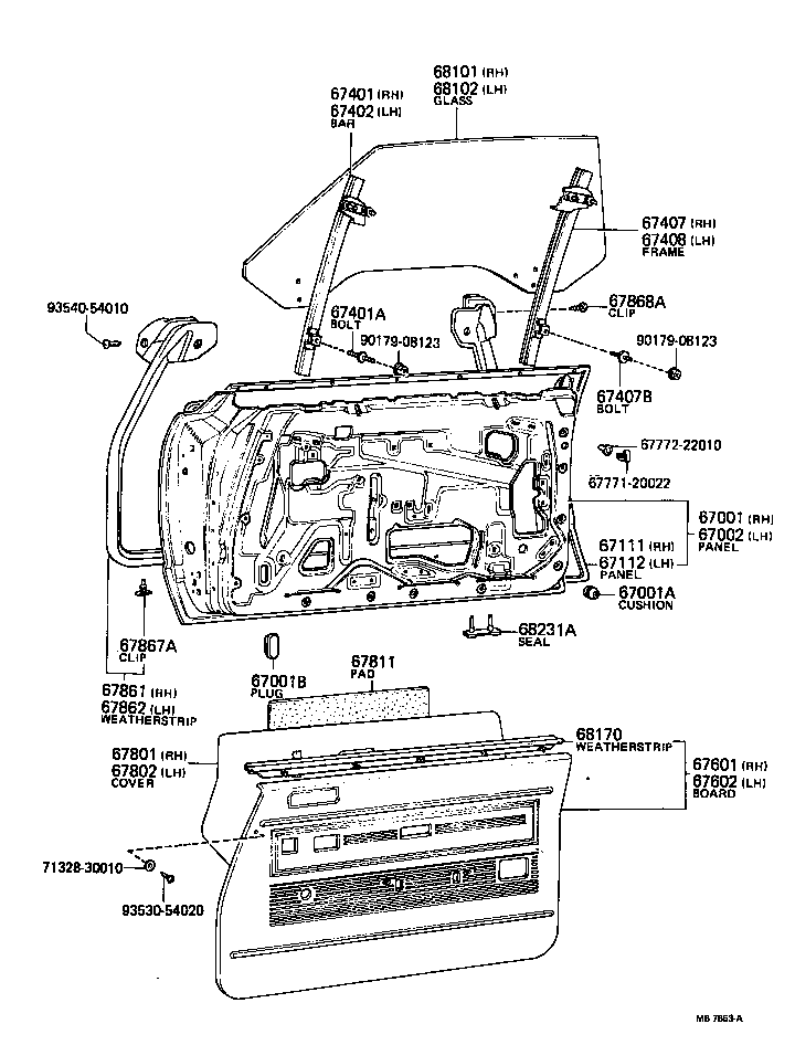 67112-30130 PANEL, FRONT DOOR, OUTER LH product image
