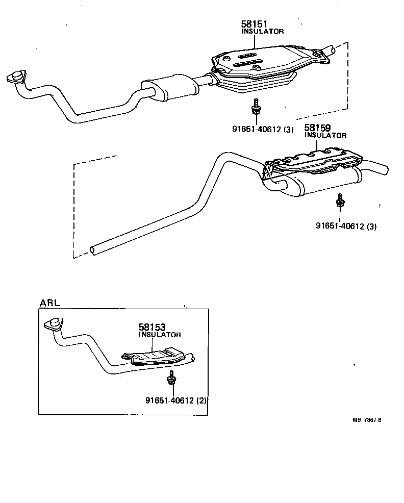 58153-20020 INSULATOR, FRONT FLOOR HEAT, NO.2 product image