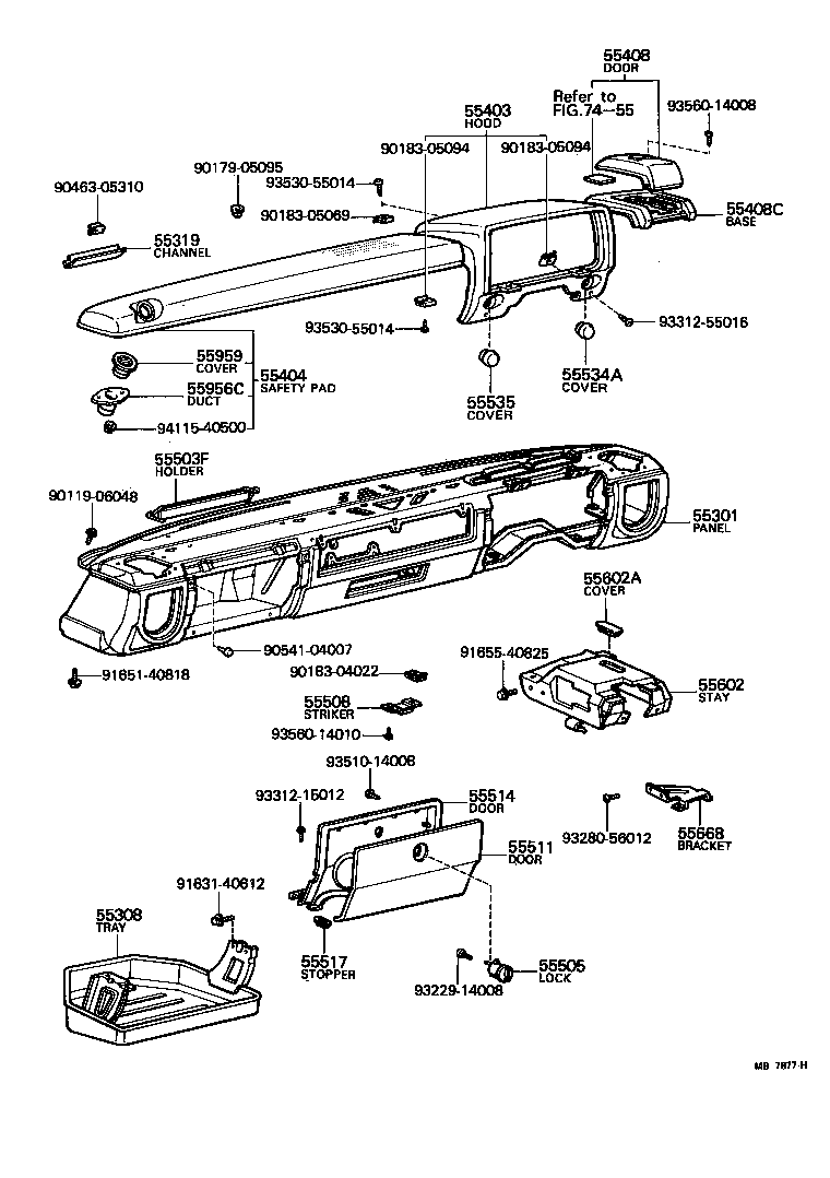 55950-95A01 NOZZLE SUB-ASSY, DEFROSTER, RH product image