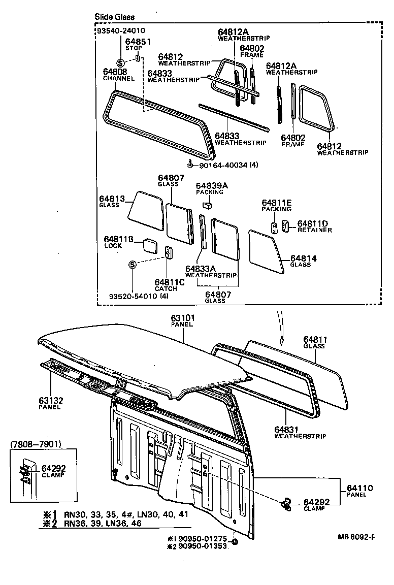 64101-89119 PANEL ASSY, FRONT BODY BACK product image