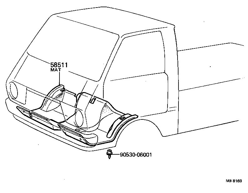 55211-87001 SILENCER, FRONT PANEL product image