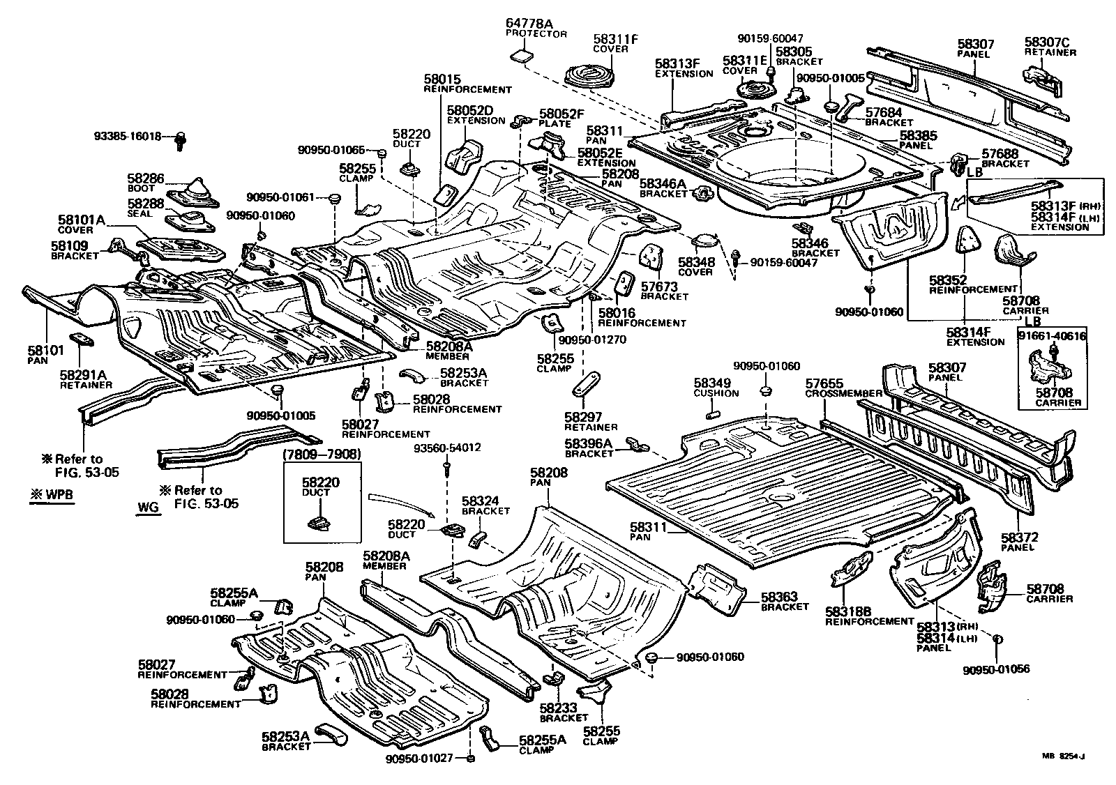 Toyota 57673-20030 BRACKET, REAR SEAT BACK HINGE MOUNTING