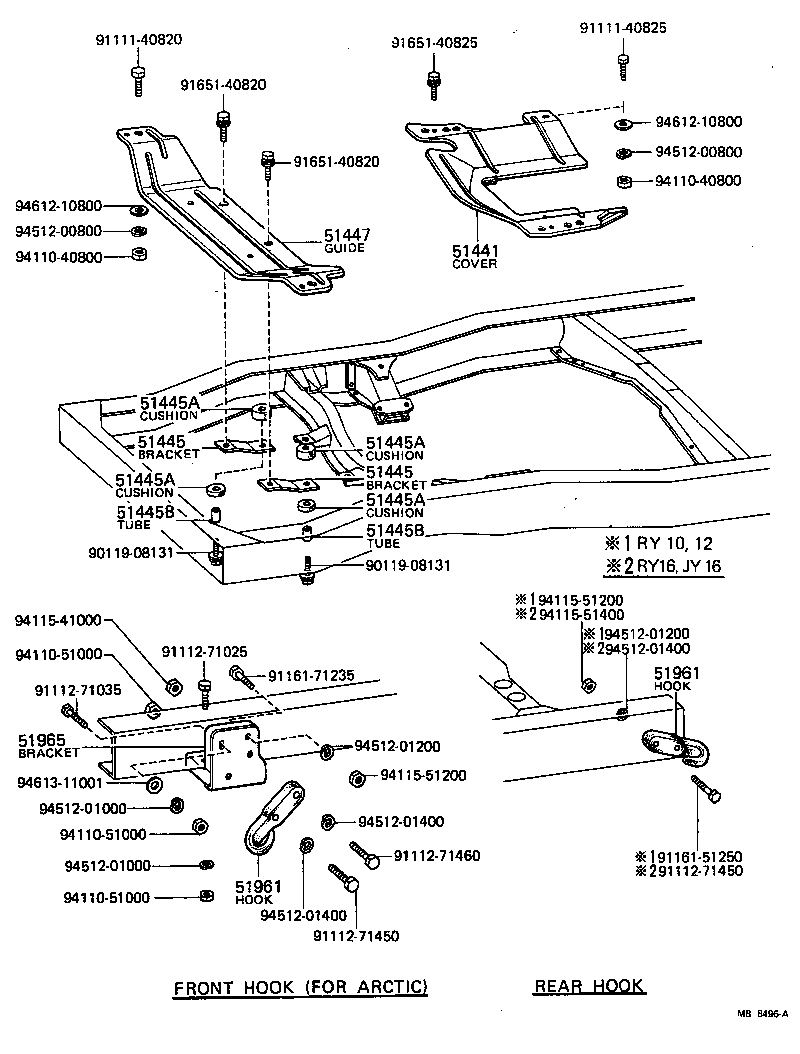 51447-25010 GUIDE, ENGINE UNDER COVER AIR product image