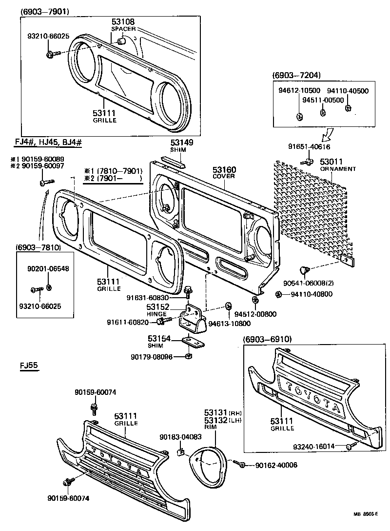 53106-60012 COVER ASSY, RADIATOR product image