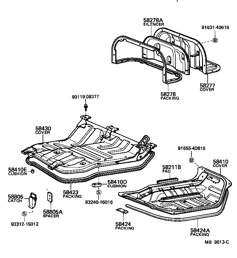 53703-95014 APRON, FENDER SIDE, RH product image