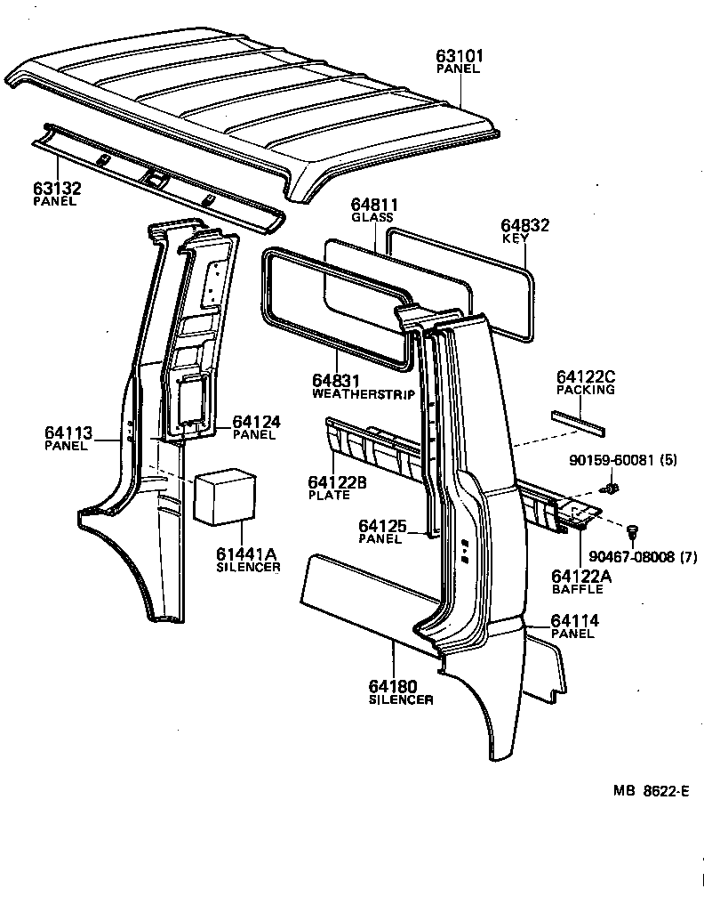 53702-95019 APRON SUB-ASSY, FRONT FENDER, LH product image